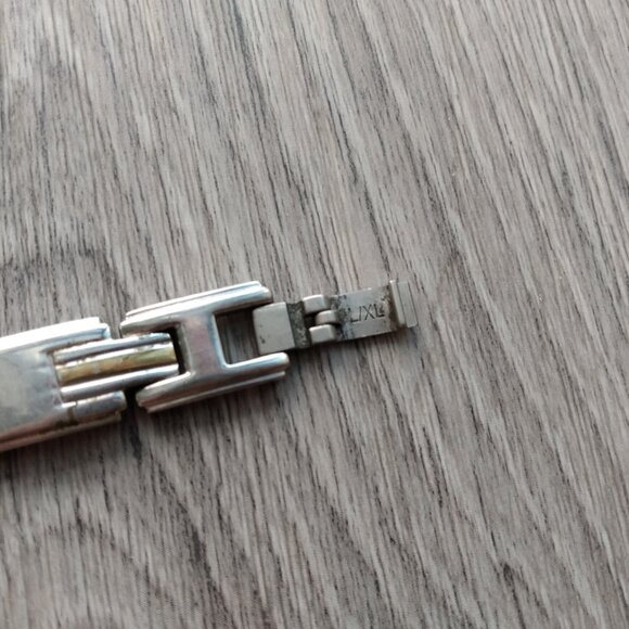 Sabona Bracelet Stainless Steel Links Gold Tone Design Magnets L/XL - Picture 3 of 9